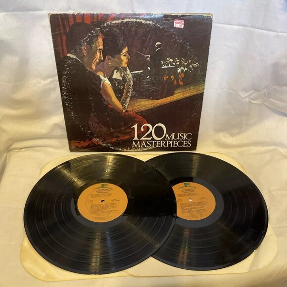 120 Music Masterpieces Highlights Vol. 1 (Vinyl, 1976, 2x LP) Realm Records 2V 8 - Picture 2 of 12